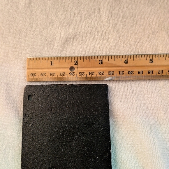 Rustic Brown 'SIMPLIFY' Wall Plaque Vintage Cast Iron - Picture 5 of 7